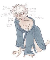 nagito komaeda from danganronpa by dollboyz
