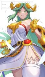 palutena from kid icarus by amausa subee