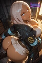 ahe_gao ai_generated anime_girl arched_back ass big_breasts bite_mark blue_eyes blush blushing_female blushing_profusely breasts cleavage cum_drip cum_in_mouth cum_in_pussy cum_on_breasts cum_on_face cum_on_pussy cum_on_tongue cum_shot dark-skinned_female dark_skin deurahh drool drooling earrings en'en_no_shouboutai enen_no_shouboutai excessive_cum eyes_half_closed facial fellatio female female_only fire_force genitals hibana_(fire_force) huge_ass huge_breasts imminent_penetration looking_at_viewer nude nude_female penetration pink_eyes pinup pov pov_eye_contact princess_hibana pussy pussy_juice pussy_juice_drip stable_diffusion sweating sweaty_body thick_ass thick_legs thick_thighs tight_pussy vaginal_penetration veiny voluptuous voluptuous_female waifu wet wet_pussy white_hair