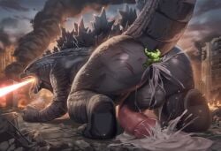 godzilla from ahe gao by nokani