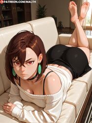 ayase momo from dandadan