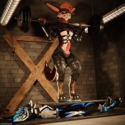 1:1 3d_(artwork) absurd_res animal_genitalia animal_penis anthro anthro_on_anthro arms_tied ball_crush ball_gag ball_squeeze balls basement bdsm biped black_body black_boots black_clothing black_footwear black_fur black_shoes blender_(artwork) blender_cycles_(artwork) blindfold blue_body blue_fur blue_penis bodily_fluids bondage boot_on_balls boot_on_penis boots bottomwear bound brown_body brown_fur canid canine canine_genitalia canine_penis canis claws clothed clothing cock_and_ball_torture cockbox crush cuff_(restraint) cum cum_dripping_from_penis cum_on_penis depth_of_field digital_media_(artwork) dominant dragonplayer dragonplayer_(character) dungeon duo erection exercise feet flat_balls foot_crush foot_fetish foot_on_balls foot_on_penis foot_play footwear fox fur gag gagged genital_fluids genital_torture genitals goth_boots grey_body grey_fur hair harness hi_res hindpaw hybrid inside jacket jex knot latex leather leather_boots leather_bottomwear leather_clothing leather_footwear leather_jacket leather_pants leather_topwear legs_tied legwear male male/male mammal metal_cuffs moan multicolored_body nude on_ground open_mouth orange_body orange_fur orgasm pain pants paws penis penis_squeeze reflection restraints rexouium screaming sex shoes shoes_on slim slim_anthro slim_male slim_sub smile spikeberube standing standing_on_balls submissive submissive_male tail topwear torture trampling weightlifting weights white_body white_fur workout