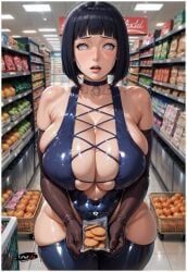 1girls adoptable ai ai_assisted ai_generated big_breasts bob_cut boruto:_naruto_next_generations breasts cute cute_face embarrassed empty_eyes female glowing_eyes huge_breasts hyuuga_hinata large_breasts latex latex_clothing latex_gloves latex_legwear mature_female milf naruto naruto:_the_last naruto_(series) naruto_shippuden no_pupils oppai purple_eyes short_hair undersized_clothes voluptuous voluptuous_body voluptuous_female white_eyes woman_only yametastudio