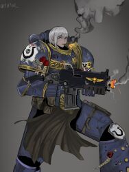 space marine from warhammer (franchise) by 101ho