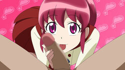 aino_megumi atelier_gons censored clothing fellatio female happinesscharge_precure! oral penis precure pretty_cure red_hair