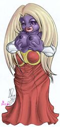 big_lips breasts female hope(n_forever) jynx nintendo nipples non-human_areolae persium pokemon pokemon_(species) purple_eyes purple_skin yellow_hair