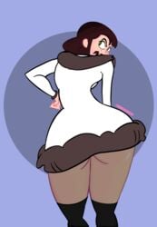 animaniacs ass brown_hair digital_media_(artwork) green_eyes hello_nurse lipstick mikelicious69