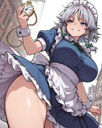 izayoi sakuya from touhou by kinia