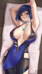 yelan (genshin impact) from genshin impact by shikube