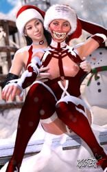 kitana from christmas by roosterart