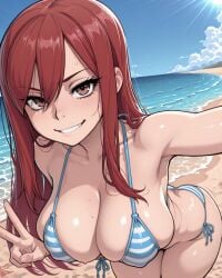 erza scarlet from fairy tail by kinia