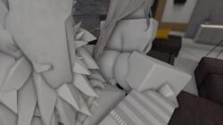 3d animated audible_creampie audible_ejaculation bored_expression bouncing_breasts bouncing_on_penis bunny_ears cat_ears couch couch_sex cum cum_in_pussy cum_inside furry furry_only kinlyrr kinny_the_bunny_(kinlyrr) luvia_(mermio) roblox robloxian shorter_than_30_seconds sound tagme video white_hair white_skin