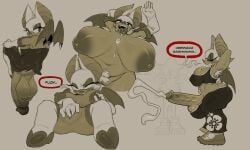 rouge the bat from sega by unholy rigatoni