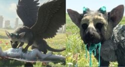 1boy 1girls avian blue_milk chimera drinking_milk faceless_female feathers horns how_to_train_your_dragon light_feathers light_fury male/female male_domination male_on_top the_last_guardian trico trico_(species) trico_(the_last_guardian) unseen_female_face white_dragon white_skin wings