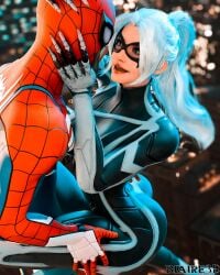 black cat (insomniac) from marvel by blaire3d