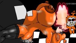 arrow tubby (fitmn d-sides) from friday night funkin by sark the hedgehog