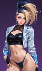 akali from k/da all out series