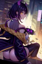 akuma nihmune from indie virtual youtuber by clickdraws