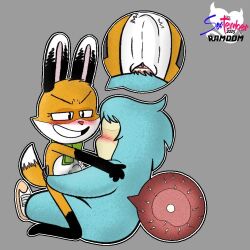 baduki baduki_(lupi_&_banduki) brazilian_cartoon cum cum_in_pussy cum_inside darkynauta discovery_kids impregnated impregnation lupi lupi_&_baduki lupi_(lupi_&_banduki) maned_wolf sloth vagina vaginal_penetration vaginal_sex