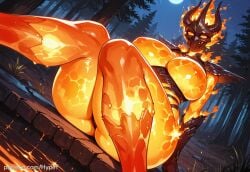 flame atronach from the elder scrolls iv: oblivion by hypet