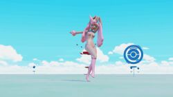 3d 3d_(artwork) 3d_animation anthro anthro_pokemon anthropomorphic breasts bunny bunny_ears dance dancing dreaming_chuchu female female_pokemon lopunny mikumikudance mmd naked naked_female no_clothes no_pussy no_vagina nude nude_female pokemon pokemon_(species) rabbit rabbit_ears sexy sexy_dancer shiny_pokemon tagme taiyokuro video