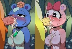 2boys 2girls ai_generated anthro anthro_on_anthro anthro_penetrated anthro_penetrating anthro_penetrating_anthro balls beaver big_breasts big_penis bjfan01 blowjob blowjob_competition blowjob_face blue_body blue_fur blush breasts canon_couple cheek_bulge chipmunk couple cuddles_(htf) cum cum_facial cum_in_mouth cum_inside cum_on_breasts cum_on_face deep_blowjob deep_penetration deepthroat excessive_cum fellatio female flower_ornament forest forest_sex foursome giggles_(htf) handy_(htf) happy_tree_friends heart-shaped_pupils irrumatio kneeling kneeling_oral_position kneeling_position lagomorph male male/female mf naked naked_female naked_male novelai nude nude_female nude_male oral oral_penetration oral_sex orange_body orange_fur outdoors outside outside_sex penis petunia_(htf) pink_body pink_fur rabbit red_bow self_upload skunk skunk_girl trees two_couples yellow_body yellow_fur