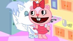 2018 animated duo female giggles_(htf) happy_tree_friends highres loop male male_penetrating nemao penetration penis pussy sex straight vaginal_penetration