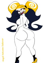 angel velvette from hazbin hotel by xionthedog