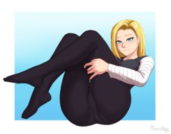 android 18 from dragon ball by razalor