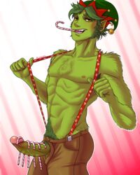 beast boy from christmas by bludwing