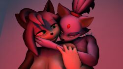 amy_rose blaze_the_cat female female/female hugging hugging_from_behind mobian_(species) nude seductive seductive_look sonic_(series) sonic_the_hedgehog_(series) source_filmmaker warfaremachine yuri