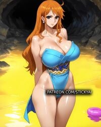 ai_generated female female_only nami_(one_piece) one_piece stickyai