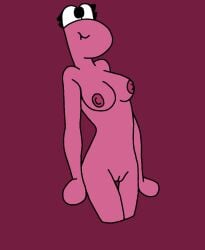 alphabet_(mike_salcedo) anthro body female girl p_(mike_salcedo) pink_body pussy