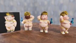 1boy 1male 3d 3d_(artwork) 3d_model barely_clothed chubby chubby_belly chubby_cheeks chubby_male daiki_(yudajuda) dildo dildo_in_mouth earring earrings fat fat_male fat_man figure gay gay_male jockstrap male male_only multiple_views obese obese_male one_eye_closed one_eye_open saliva saliva_on_tongue saliva_string saliva_trail shoes shoes_on solo solo_focus solo_male tongue tongue_out winking winking_at_viewer yudajuda
