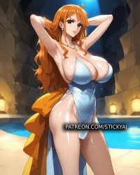 ai_generated female female_only nami_(one_piece) one_piece stickyai