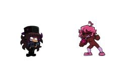 animated black_body fnf fnf_mod fnf_mods friday_night_funkin friday_night_funkin_mod human_pink_impostor_(fnf_mod) impostor_human_hijinks jaden_(impostor_human_hijinks) pink_(among_us) pink_hair sprite_edit transparent_background vs_impostor