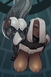 1girls breasts female female_only fizzz hanging_breasts huge_breasts large_breasts robot solo solo_female