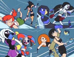 alien alien_girl alien_humanoid blackfire boxing boxing_gloves boxing_match cartoon_network duck_dodgers ena female female_focus female_only foster's_home_for_imaginary_friends frankie_foster human humanoid joel_g jucika kim_possible kimberly_ann_possible looney_tunes martian martian_(duck_dodgers) netto-painter queen_tyr'ahnee tamaranean teen_titans warner_bros warner_brothers