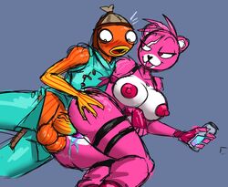 ass balls bear blush breasts cuddle_team_leader duo female fish fishstick fishstick_(fortnite) fortnite male mammal marine nipples penis pussy sex straight tagme vaginal_penetration video_games