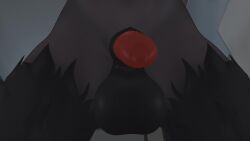 3d animated black_fur black_hair blender breasts canine_penis choker female futa_focus futa_only futanari getting_erect gypsybard_(artist) hellhound hellhound_(monster_girl_encyclopedia) knot longer_than_10_seconds monster_girl no_sound pov precum precum_drip red_eyes sheath solo solo_futa submissive_pov tagme taker_pov video