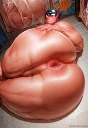 ai_generated anus anus_focus ass ass_focus asshole big_ass big_butt bubble_ass bubble_butt gay gay_anal gay_male muscles muscular muscular_arms muscular_male muscular_thighs open_anus open_ass open_asshole rokuworshiper