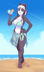 beach bikini furry lei_(skecchiart) nighto panda skecchiart tagme