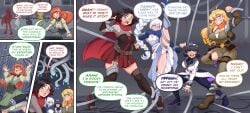 blake_belladonna bondage comic dialogue femsub penny_polendina ruby_rose rwby scopedout speech_bubble tech_control tentacle text transformation weiss_schnee yang_xiao_long