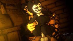 bendy_and_the_ink_machine boris_the_wolf darling_(cally3d) female south_shaed_(dreams_come_true_studio) tagme