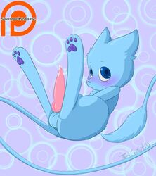 erection feral knot legendary_pokemon male mew nintendo penis pokémon_(species) pokemon pokemon_(species) solo steampunkseahorse video_games