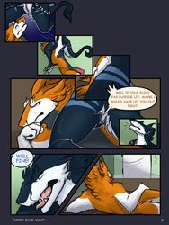 2018 breasts duo erection female fur gypsy_the_sergal highres male mammal penis serbert_(iwanttodie) sergal sex straight thesoldierofspades