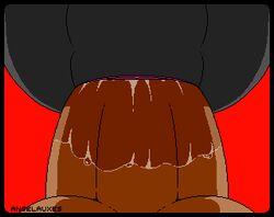 2018 aliasing angelauxes animated anthro ass balls balls_deep black_skin brown_skin clitoris close-up closeup cuckold dark-skinned_male deep_penetration disney female frenulum impossible_fit low_res lowres male minnie_mouse ntr pain penetration pussy_focus pussy_juice pussy_juice_trail red_background sex signature simple_background stomach_bulge straight stretched_pussy swinging_balls teapot thick_penis undersack vaginal_penetration watermark worm's-eye_view