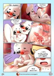 2018 absurd_res after_sex anthro anthro_on_anthro bad_parenting blush bodily_fluids canid canine comic cub cum cum_in_pussy cum_inside cum_string duo english_text female female_penetrated fur furry furry_only genital_fluids genitals hi_res incest junior lying male male_penetrating male_penetrating_female mammal missionary missionary_position mother mother_and_child mother_and_son nipples nude on_back parent parent_and_child penis playkids polygon5 pull_out pussy_juice son spread_legs spreading straight table_lotus table_lotus_position teaching text the_first_wood_experience url vaginal vaginal_penetration young