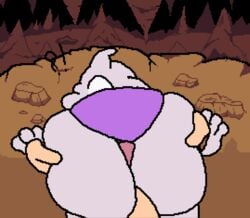 ! 1boy 2018 ? ambiguous_gender animated anthro ass assjob big_penis brown_background buttjob cave duo feline furry hot_dogging huge_ass human human_on_anthro interspecies legendary_pokemon male male_pov mammal mewtwo nintendo penis pixel_art pokemon pokemon_(species) pokemon_rgby pokephilia pov pubic_hair purple_fur solo_focus superiorfox thick_thighs video_games wide_hips