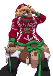 1futa anthro ass balls big_ass big_breasts big_penis boon_digges bottomless bow breasts christmas clothed clothing cock dickgirl flaccid fur furry furry_only futa futa_cock futa_only futanari gigantic_penis hair hair_over_eye hat holidays huge_cock humanoid_penis hung hyena hyper hyper_penis intersex legwear long_penis looking_at_viewer mammal partial_nudity penis ribbons santa_hat simple_background solo solo_futa stockings sweater thick thick_ass thick_thighs thighs veins veiny veiny_penis vicioustyrant voluptuous voluptuous_futanari white_background wide_hips yellow_eyes